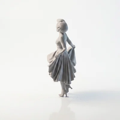 Tượng Marilyn Monroe – Mô hình Celebrity 3D Printable
