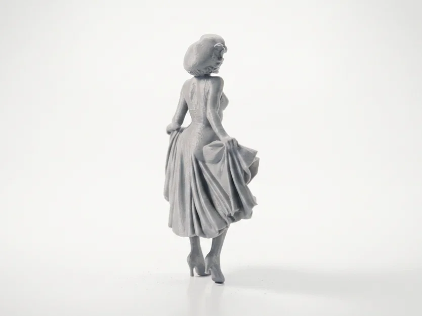 Tượng Marilyn Monroe – Mô hình Celebrity 3D Printable - Image 3