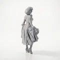 Tượng Marilyn Monroe – Mô hình Celebrity 3D Printable - Thumbnail 3