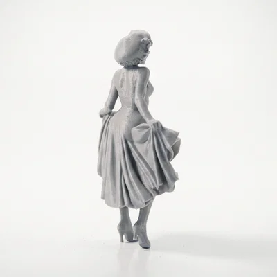 Tượng Marilyn Monroe – Mô hình Celebrity 3D Printable