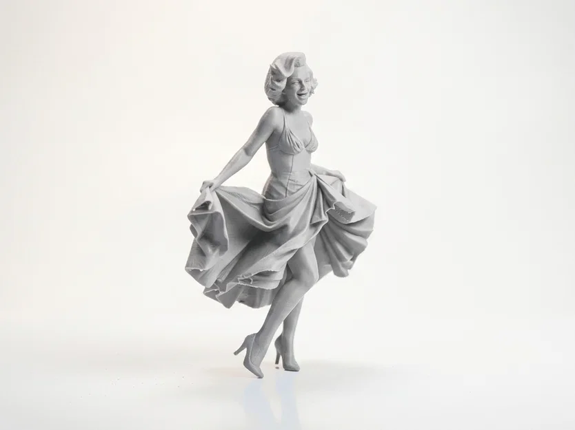 Tượng Marilyn Monroe – Mô hình Celebrity 3D Printable - Image 4