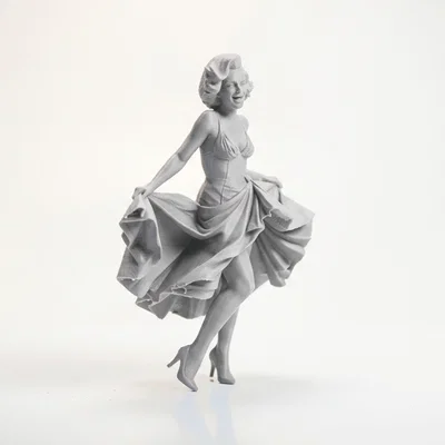 Tượng Marilyn Monroe – Mô hình Celebrity 3D Printable