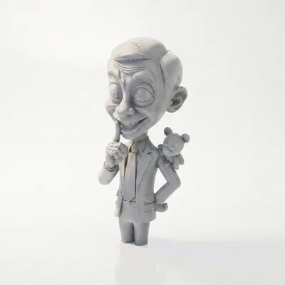 Tượng Bán Thân Mr Bean – Mô Hình Celebrity Figurine 3D Printable