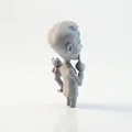 Tượng Bán Thân Mr Bean – Mô Hình Celebrity Figurine 3D Printable - Thumbnail 4