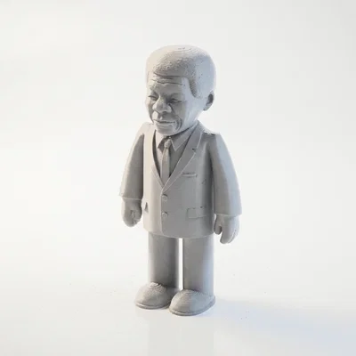 Tượng Nelson Mandela – Mô hình Celebrity 3D Printable