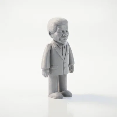 Tượng Nelson Mandela – Mô hình Celebrity 3D Printable