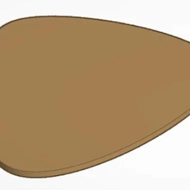 Mẫu gảy đàn Guitar (Guitar Pick) in 3D tiện dụng cho nhạc công