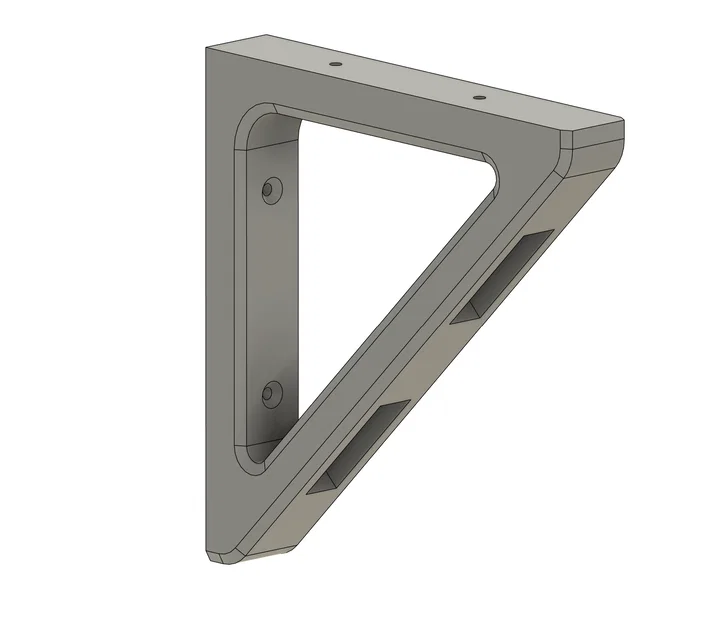 Pat đỡ kệ treo tường (Shelf Bracket) in 3D đơn giản và chắc chắn - Image 1