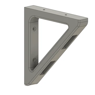 Pat đỡ kệ treo tường (Shelf Bracket) in 3D đơn giản và chắc chắn