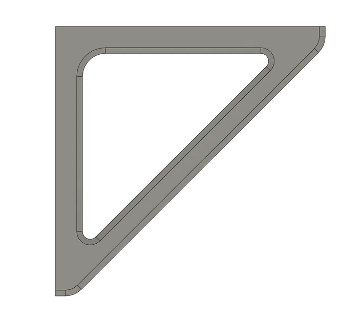 Pat đỡ kệ treo tường (Shelf Bracket) in 3D đơn giản và chắc chắn - Image 2