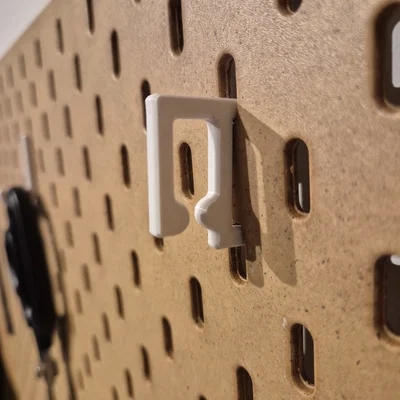 Móc kẹp tùy biến cho bảng treo Skadis IKEA in 3D tiện lợi