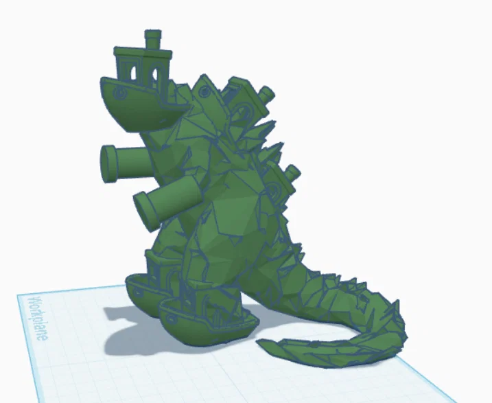 Mô hình Benchyzilla - Quái vật 3D độc đáo cho bàn làm việc - Image 1