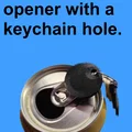 Móc khóa mở nắp lon (Keychain Can Opener) - Thumbnail 1