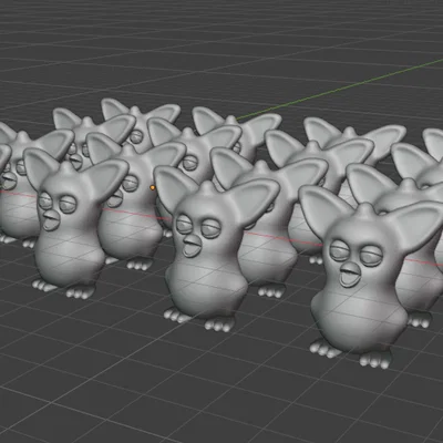 Mô hình Furby 2005 (File in 3D đẹp mắt, dễ in cho người sưu tầm)