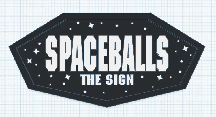 Mô hình 3D bảng hiệu Spaceballs đầy cá tính cho fan hâm mộ - Image 2