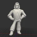 Mô hình 3D nhân vật Gibbs phong cách hoạt hình cực chất - Thumbnail 3