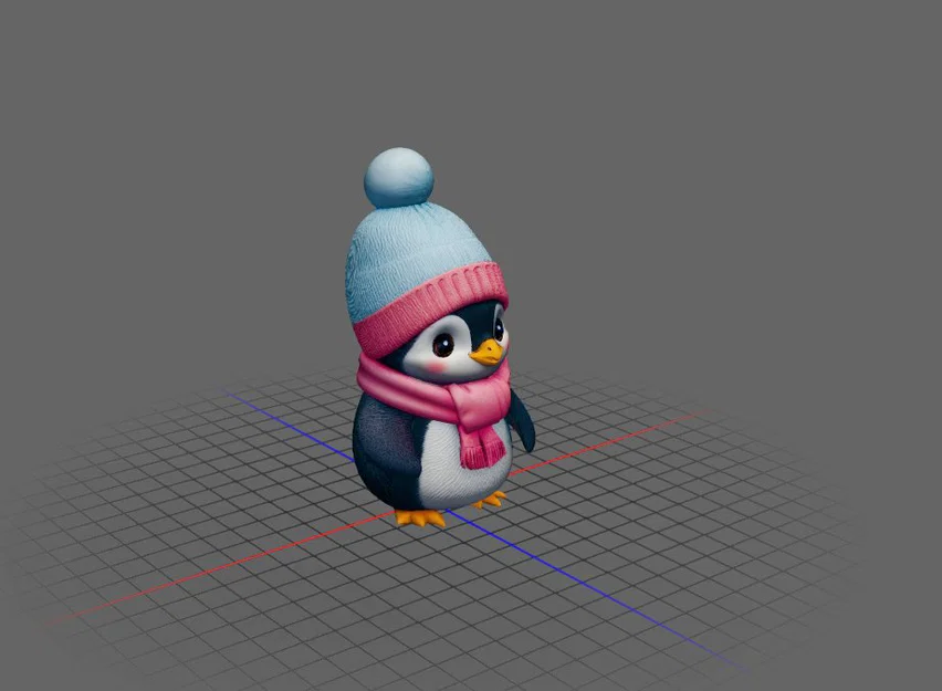 Mô hình chú chim cánh cụt (Pinguin) đáng yêu để bàn - Image 2