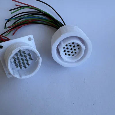 Hệ thống đầu nối MIL Connector Size D 18 chân Keying N (D38999 D-18)
