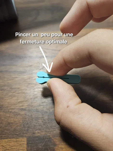 Kẹp nhựa hỗ trợ đóng túi thực phẩm tiện lợi in 3D - Image 3