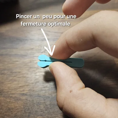 Kẹp nhựa hỗ trợ đóng túi thực phẩm tiện lợi in 3D