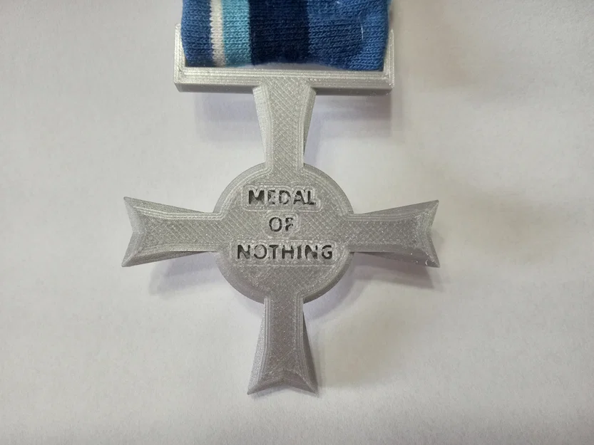 Huân chương Medal of Nothing - Mô hình 3D hài hước trang trí - Image 2
