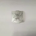 Mẫu in 3D phù hiệu cướp biển Skull and Cross Swords độc đáo - Thumbnail 1