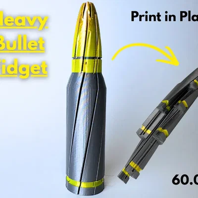 Mô hình giải trí Bullet Twist Fidget độc đáo in 3D siêu mượt