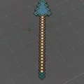 Mô hình giáo Minecraft in 3D: Tự tay chế tạo vũ khí pixel cực chất - Thumbnail 4