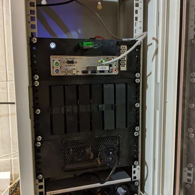 Khung gắn HDD cho tủ rack 10 inch