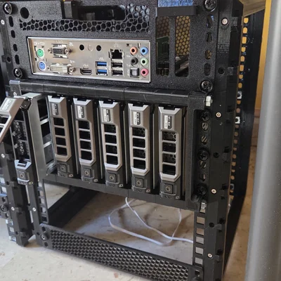Khung gắn HDD cho tủ rack 10 inch - hỗ trợ hot swap