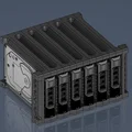 Khung gắn HDD cho tủ rack 10 inch - hỗ trợ hot swap - Thumbnail 3