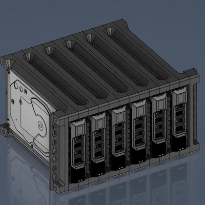 Khung gắn HDD cho tủ rack 10 inch - hỗ trợ hot swap
