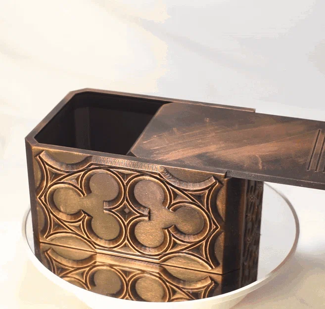Hộp Đựng Đồ Có Nắp Trượt Trang Trí Nghệ Thuật - File In 3D Đẹp - Image 4