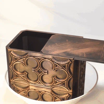 Hộp Đựng Đồ Có Nắp Trượt Trang Trí Nghệ Thuật - File In 3D Đẹp