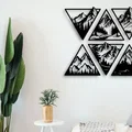 Tranh treo tường hình tam giác - Trang trí không gian sống - Thumbnail 1