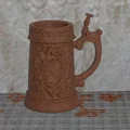Mô hình cốc bia kiểu Đức cổ điển in 3D - Crest Beer Mug - Thumbnail 1