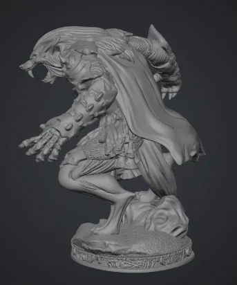 Mô hình nhân vật Người Sói (Werewolf) 3D cho trò chơi D&D - Image 2