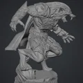 Mô hình nhân vật Người Sói (Werewolf) 3D cho trò chơi D&D - Thumbnail 3