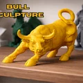 Tượng bò tót phong cách hiện đại (Modern Bull Sculpture) - Thumbnail 1