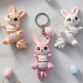 Thỏ Phục Sinh Flexi Đáng Yêu - Đồ Chơi Khớp Nối / Móc Khóa - Thumbnail 1