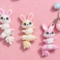 Thỏ Phục Sinh Flexi Đáng Yêu - Đồ Chơi Khớp Nối / Móc Khóa - Thumbnail 6