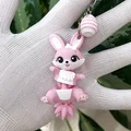 Thỏ Phục Sinh Flexi Đáng Yêu - Đồ Chơi Khớp Nối / Móc Khóa - Thumbnail 9
