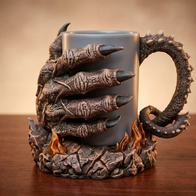 Infernal Claw Mug – Chiếc Cốc Móng Vuốt Địa Ngục Đầy Ma Quái