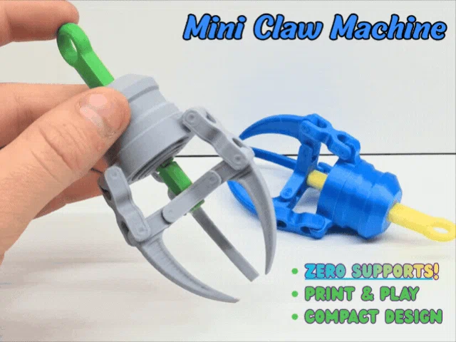 Fidget Mini Claw Machine - Mô hình máy gắp thú nhỏ gọn - Image 1