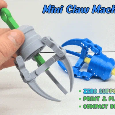 Fidget Mini Claw Machine - Mô hình máy gắp thú nhỏ gọn