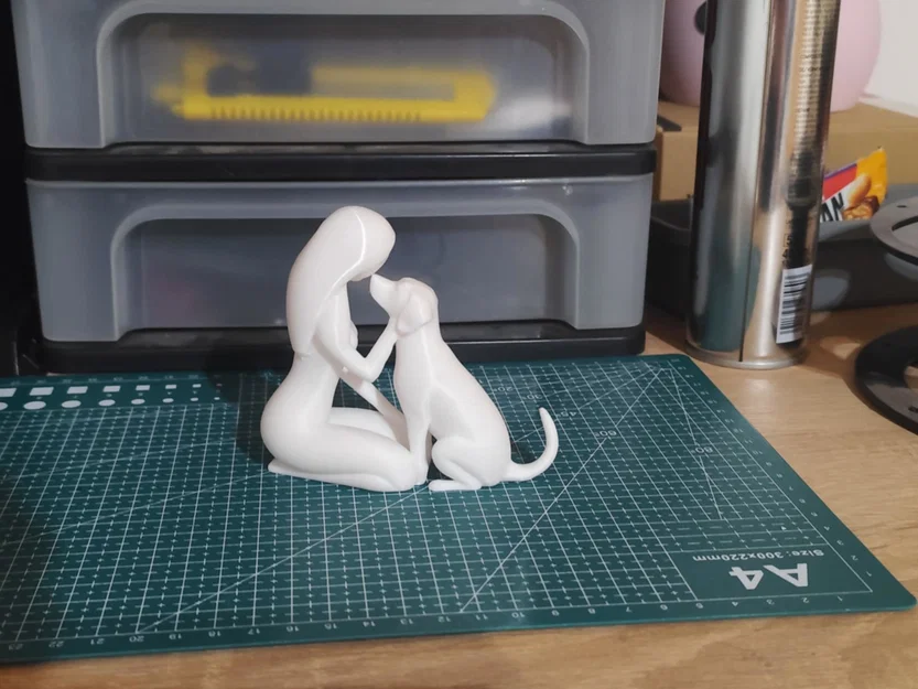 Mô hình tượng trang trí 3D Pure Companionship Tình bạn thuần khiết - Image 3