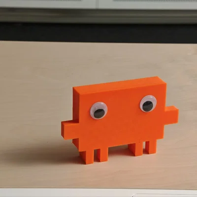 Mô hình chú cua pixel Claude Code Crab in 3D cực dễ thương