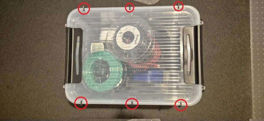 Kẹp khóa nắp thùng nhựa Systembox - Phụ kiện in 3D hữu ích - Image 2
