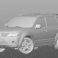Mô hình 3D xe Mitsubishi Outlander XL 2.4 chi tiết sắc nét - Thumbnail 2
