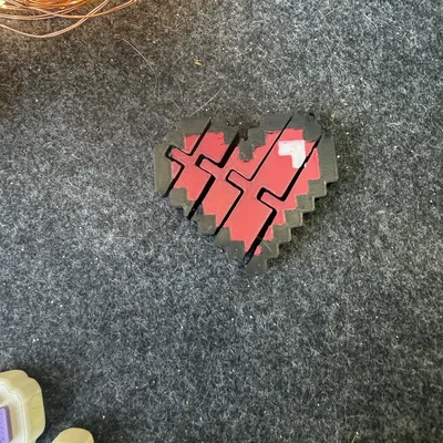 Móc khóa Flexy Heart Pixel